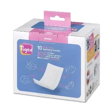 SERVIETTES HYGIENIQUES POST ACCOUCHEMENT TIGEX