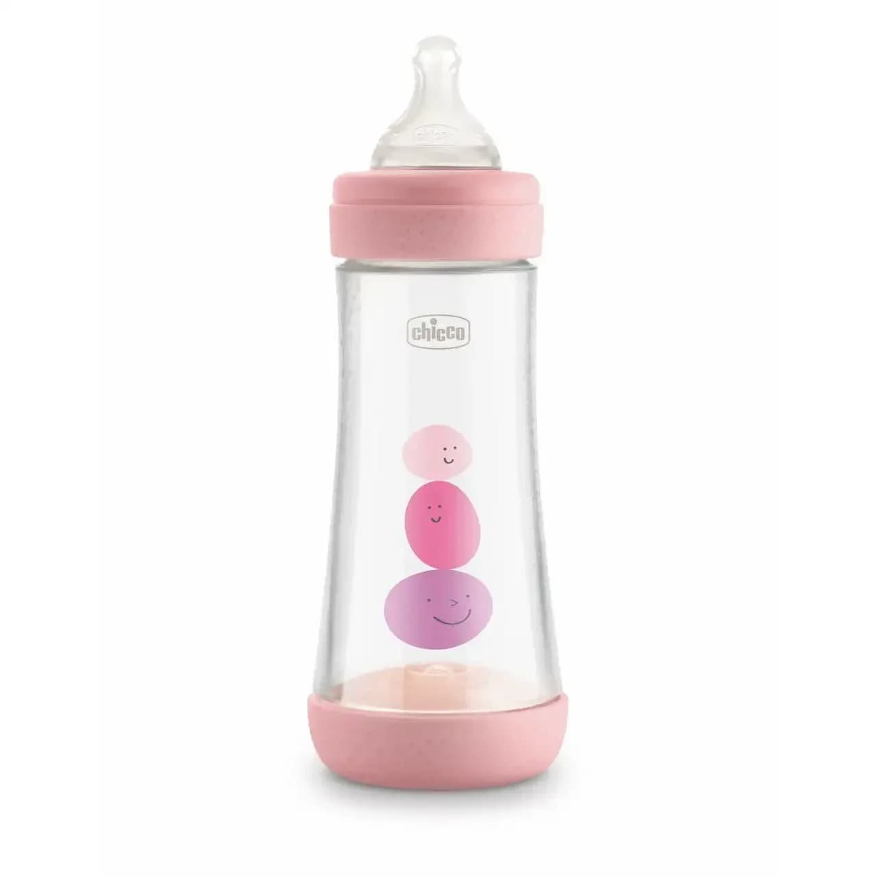 BIBRON CHICCO PERFECT 5 SILICONE 300 ML/+4 MOIS